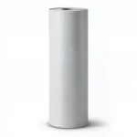 Plain Vinyl Wallpaper, Length 15.6 meters, Width 106 cm, Light Gray Color 