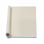 Plain Vinyl Wallpaper, size 15.6m×106cm, Light beige Color 