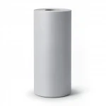 Plain Vinyl Wallpaper, Size 15.6m×106cm, Light Gray Color 
