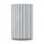 Plain Korean Wallpaper, Gray color with white stripes  , 15.6m×106cm