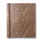 Plain Korean Wallpaper, Brown with beige veins Color, 15.6m×106cm 