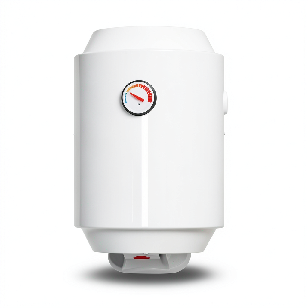 Vertical Electric Water Heater 30 Liter White 1200W 220/240V | Saudi Ceramics