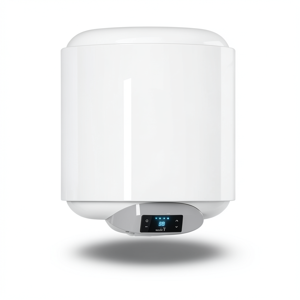 Vertical Electric Water Heater 80 Liter Capacity White Color 2000 WATT | Saudi Ceramics