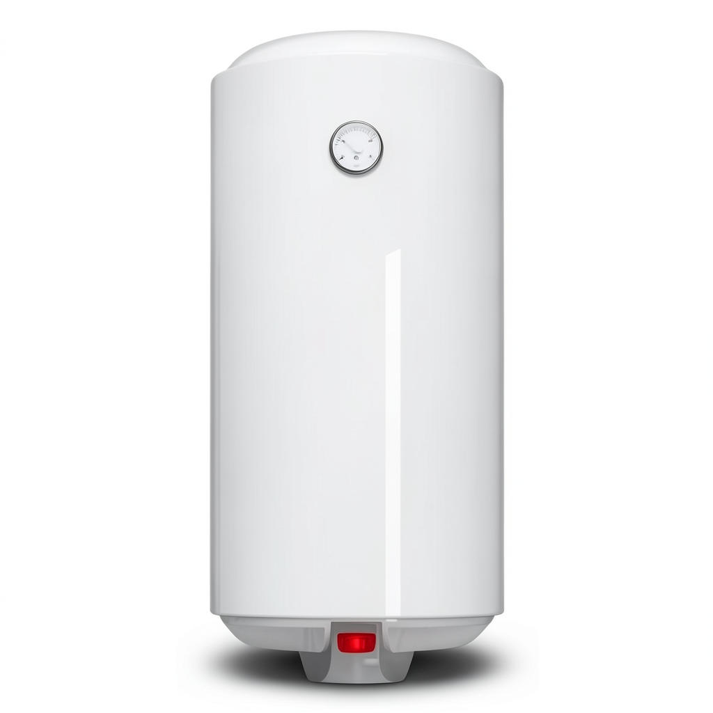 Vertical Electric Water Heater 100 Liter Capacity White, 1500 WATT 220/240 V | Saudi Ceramics