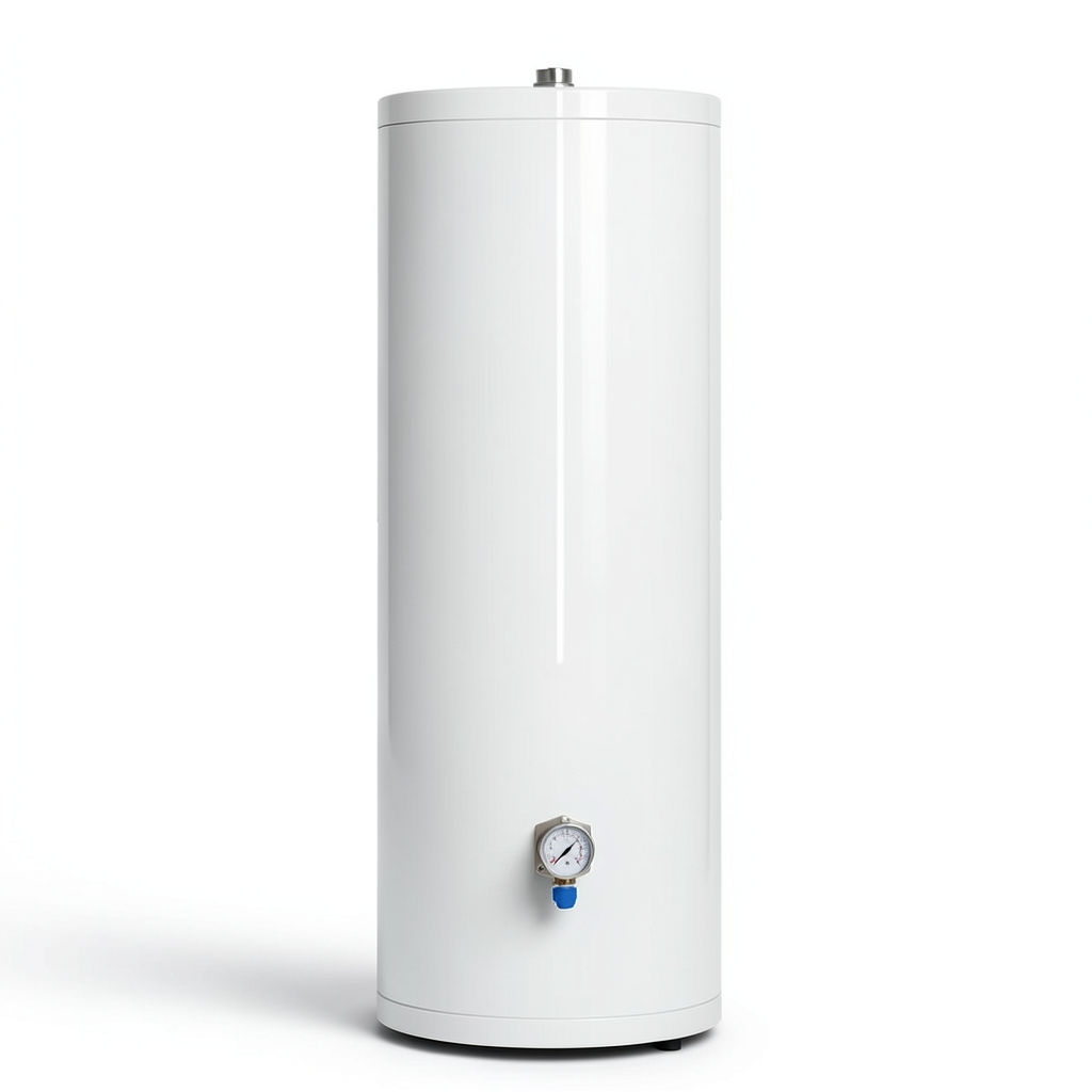Vertical Electric Water Heater 200 Liter 1215 mm White 4000 WATT | Saudi Ceramics