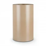 Plain Wallpaper Vinyl Sheath, Length 15.6m, Width 106cm, Light brown Color 