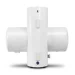 Horizontal Central Water Heater 200 Liter Capacity White, 2×4.5 kW 220/240 V | Saudi Ceramics