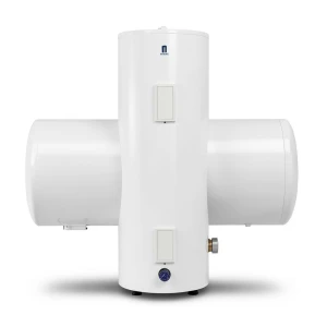 Horizontal Central Water Heater 200 Liter Capacity White, 2×4.5 kW 220/240 V | Saudi Ceramics