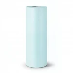 Plain Wallpaper, Vinyl Sheath, Length 15.6m, Width 106cm, Light cyan Color 