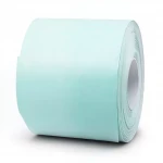 Plain Wallpaper, Vinyl Sheath, Length 15.6m, Width 106cm, Pale cyan Color