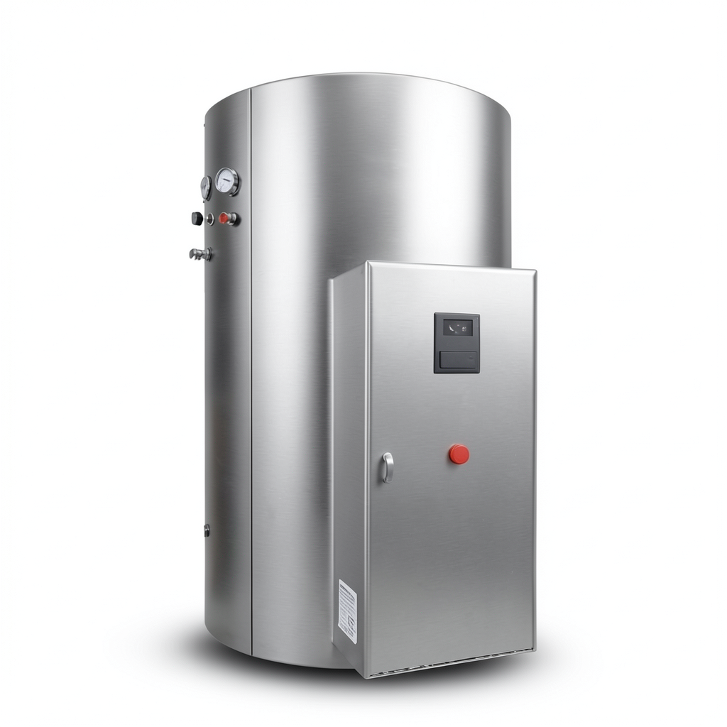 Central Stainless Steel Water Heater 1500 Liter, Size 2100×1420×1200 mm | eau chauffage