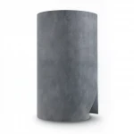 Plain Vinyl Wallpaper, Length 15.6 meters, Width 106 cm, Velvet gray Color 