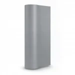 Plain Vinyl Wallpaper, Length 15.6 meters, Width 106 cm, Gray Color 