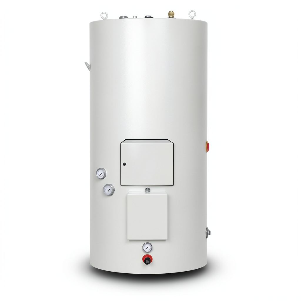 Vertical Water Heater Lima 200 Liters Height 1214 mm 6 kW European Design | Reem Water Heater Factory