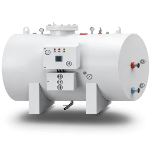 Horizontal Water Heater 5000L Capacity 3535 mm Height, European Design | Reem Water Heater Factory