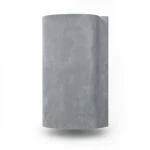 Plain Vinyl Wallpaper, size 15.6m×106cm, velvet Gray Color