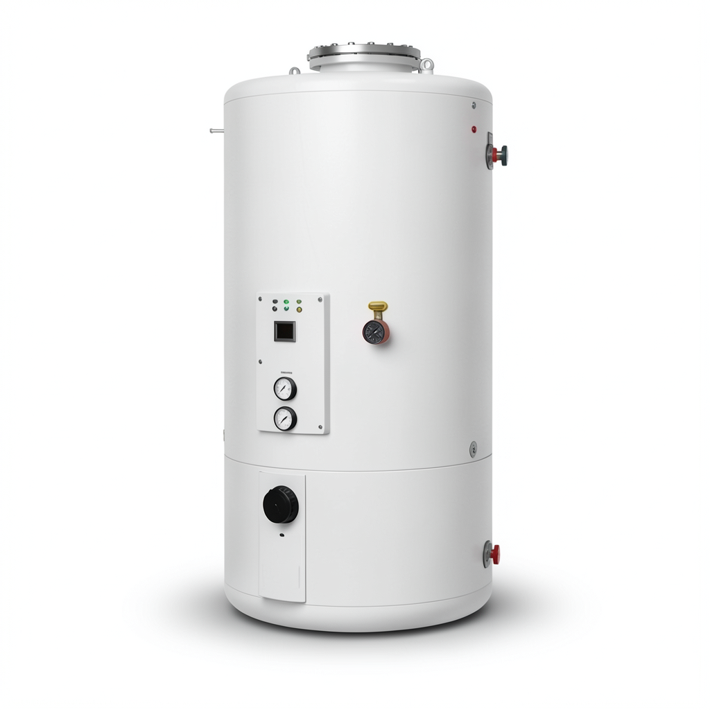 Vertical Water Heater 2500 Liter Height 2340 mm, 80 kW | Reem Water Heater Factory