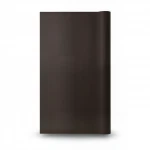 Plain Vinyl Wallpaper, Length 15.6 meters, Width 106 cm, Dark brown Color 