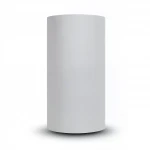 Plain Vinyl Wallpaper, size 15.6m×106cm, Light Gray Color