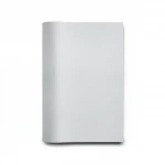 Plain Vinyl Wallpaper, Length 15.6 meters, Width 106 cm, Light Gray Color 