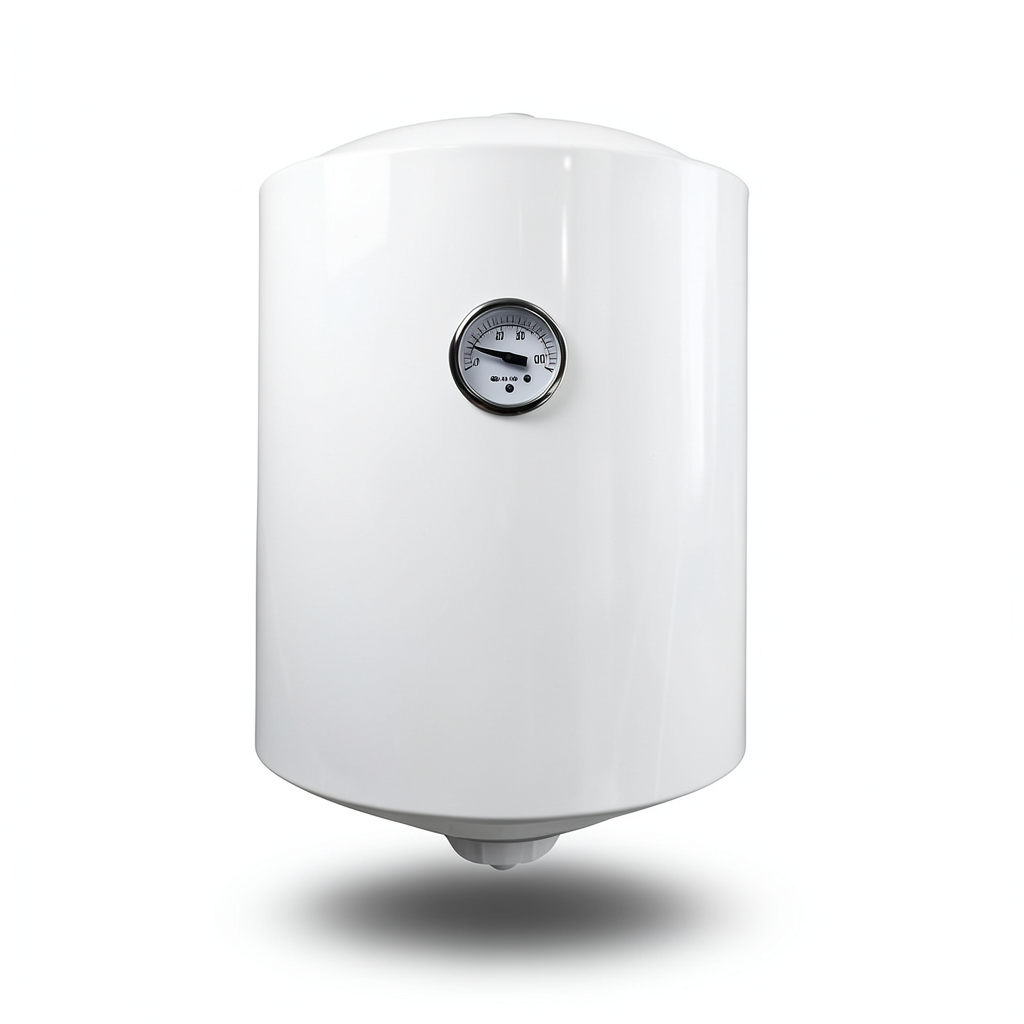 Vertical Water Heater 80 Liter Capacity White 1500 Watt