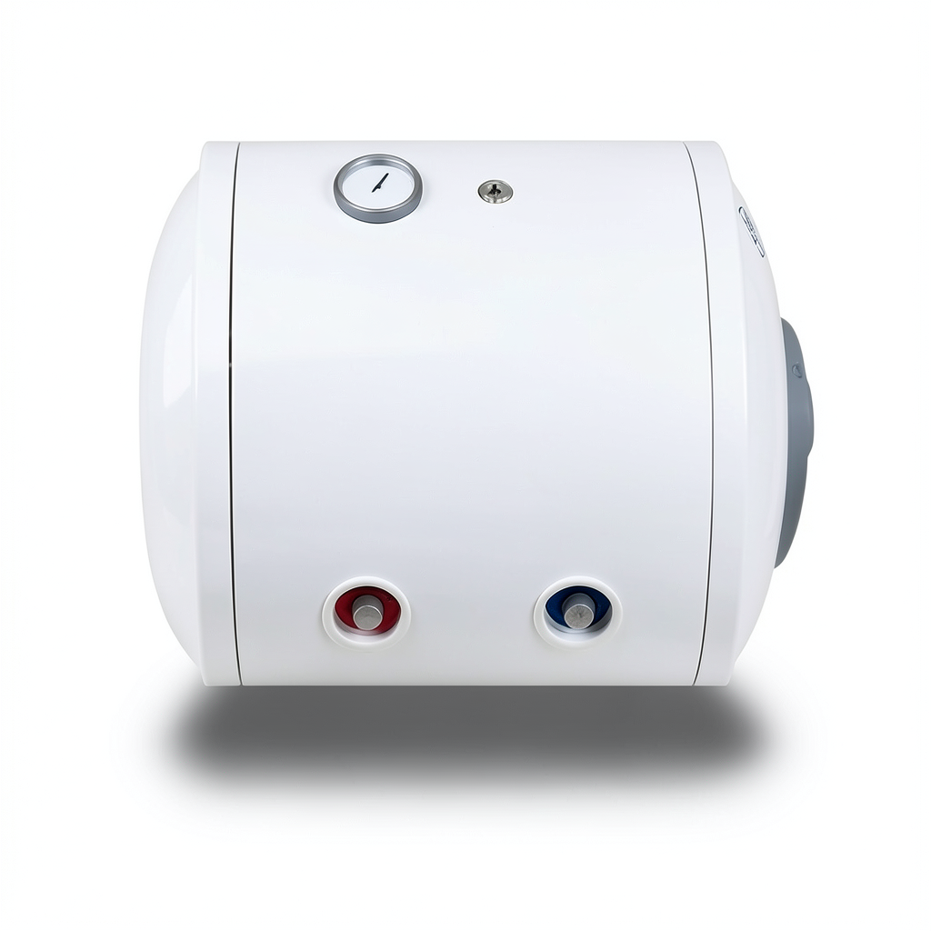 Horizontal Water Heater 50 Liter Capacity 404 mm Width White, 1200 WATT
