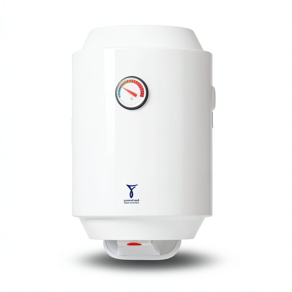 Vertical Electric Water Heater 30 Liter White 1200W 220/240V | Saudi Ceramics