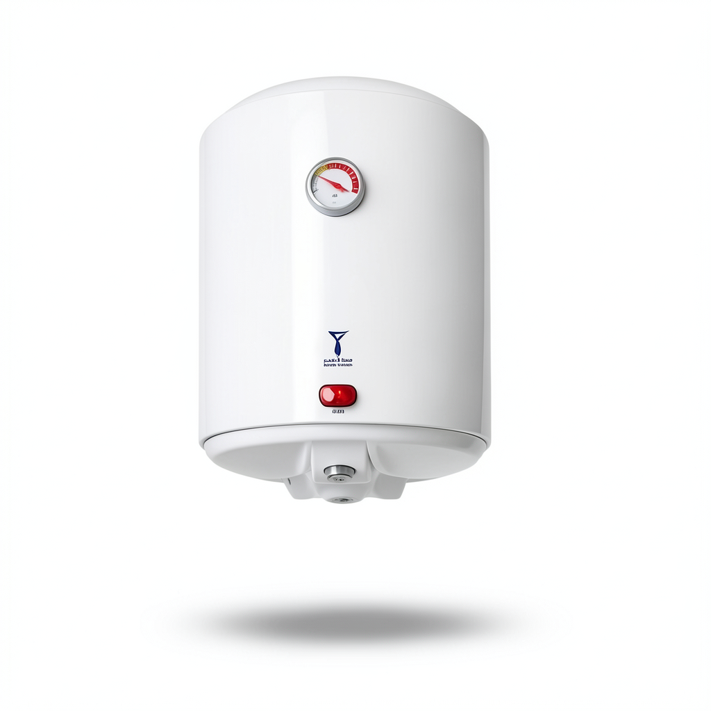 Horizontal Electric Water Heater 50 Liter Capacity 445 mm Width White 1200 WATT 220/240 V | Saudi Ceramics