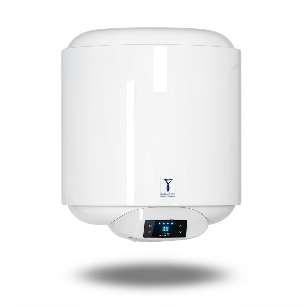 Vertical Electric Water Heater 50 Liter 2000 WATT 220/240 V White | Saudi Ceramics