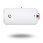 Horizontal Electric Water Heater 100 Liter Capacity 445 mm Height White, 1500 WATT 220/240 Volt | Saudi Ceramics