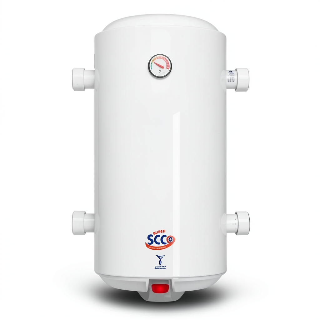 Horizontal Electric Water Heater 80L White, 1200 WATT 220/240 Volt | Saudi Ceramics