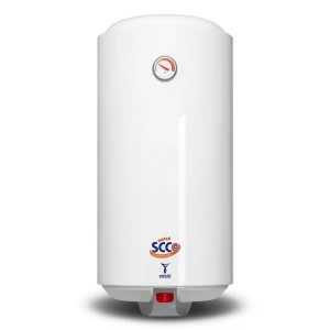Vertical Electric Water Heater 100 Liter Capacity White, 1500 WATT 220/240 V | Saudi Ceramics