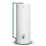 Vertical Electric Water Heater Height 1215 mm Capacity 200 Liter White 3000 WATT | Saudi Ceramics