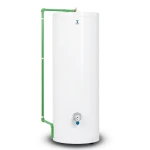 Vertical Electric Water Heater 200 Liter 1215 mm White 4000 WATT | Saudi Ceramics