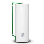 Vertical Electric Water Heater 200 Liter Capacity 1215 mm Height White 6000 WATT | Saudi Ceramics