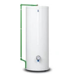 Vertical Electric Water Heater 300 Liter Capacity 560 mm Width White 3000 WATT | Saudi Ceramics