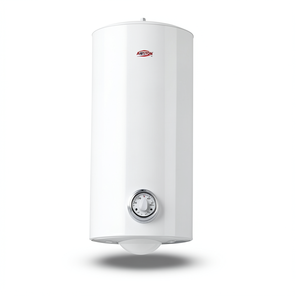 Vertical Electric Water Heater 50 Liter White, 1.2 kW 220/240V | ARISTON