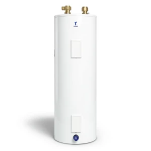 Horizontal Central Water Heater 200 Liter Capacity White, 2×4.5 kW 220/240 V | Saudi Ceramics