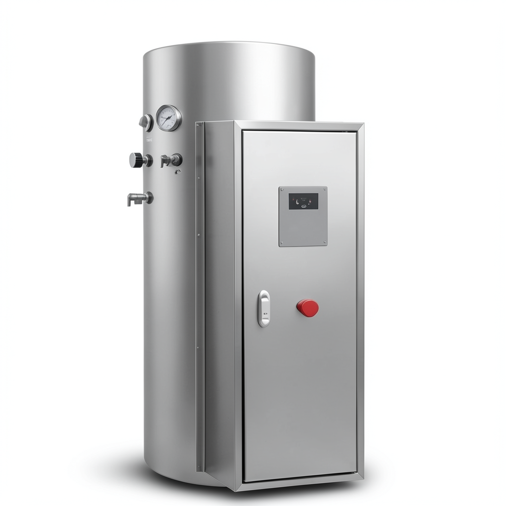 Shovaif Central Water Heater 100 Liter 550x770x850 mm Stainless Steel