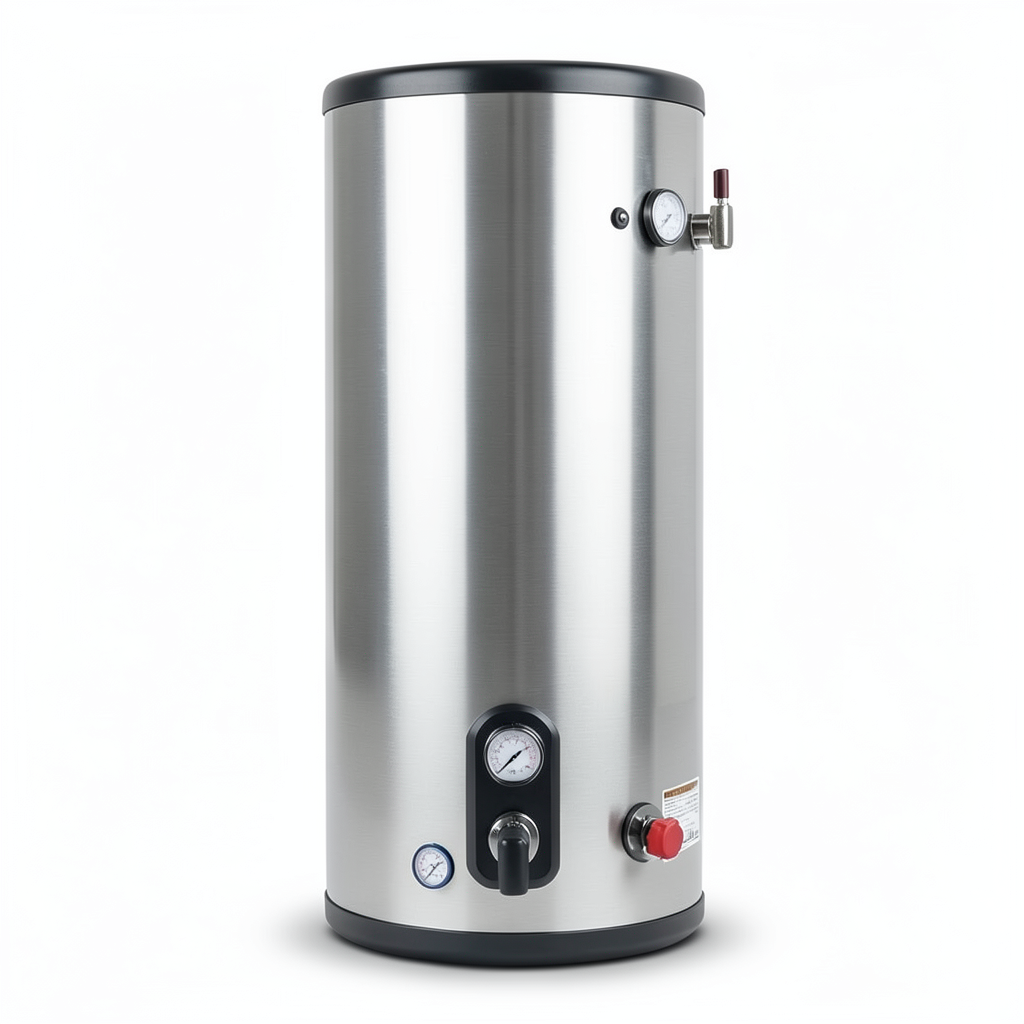Stainless Steel Water Heater 300 Liter, Size 470×2430 mm
