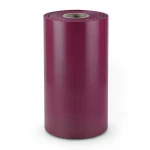 Plain Vinyl Wallpaper, size 15.6m×106cm, Dark Pink Color 