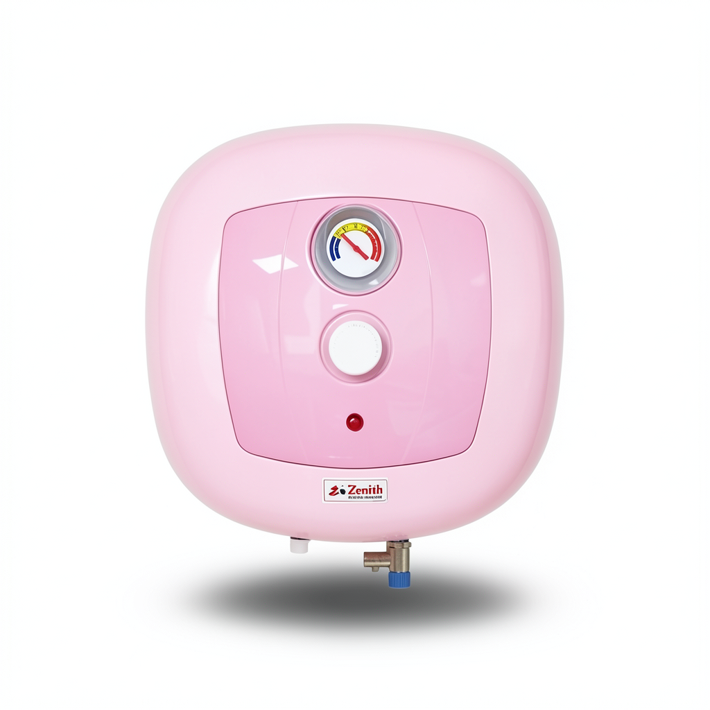 Prismo Water Heater Zenith Capacity 30 Liter, Pink Color | Zenith Water Heater