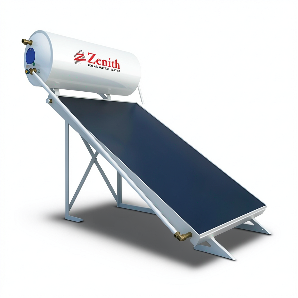 Solar Water Heater 1500 Liter Capacity, Height 1660 mm | Zenith Water Heater