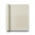 Plain Vinyl Wallpaper, size 15.6m×106cm, Light beige Color 