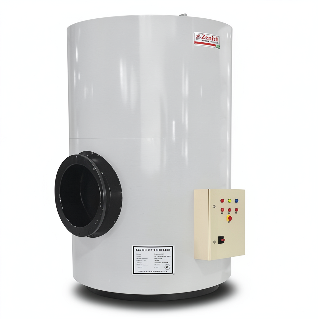 Water Heater Capacity 3000 Liter Height 3070 mm Stainless Steel | Zenith Water Heater