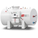 Horizontal Water Heater 1250 Liter Capacity 27 KW Power, European Design | Reem Water Heater Factory