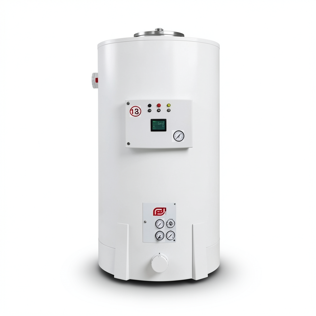 Vertical Water Heater 1750 Liter Capacity 2430 mm Height, European Design | Reem Water Heater Factory