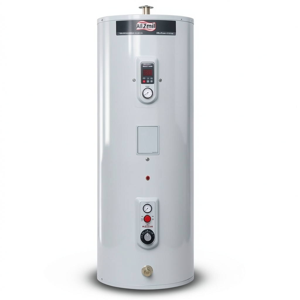 Vertical Central Water Heater 40 GAL Stainless Steel 4.5 kW | Al Zamil Tanks