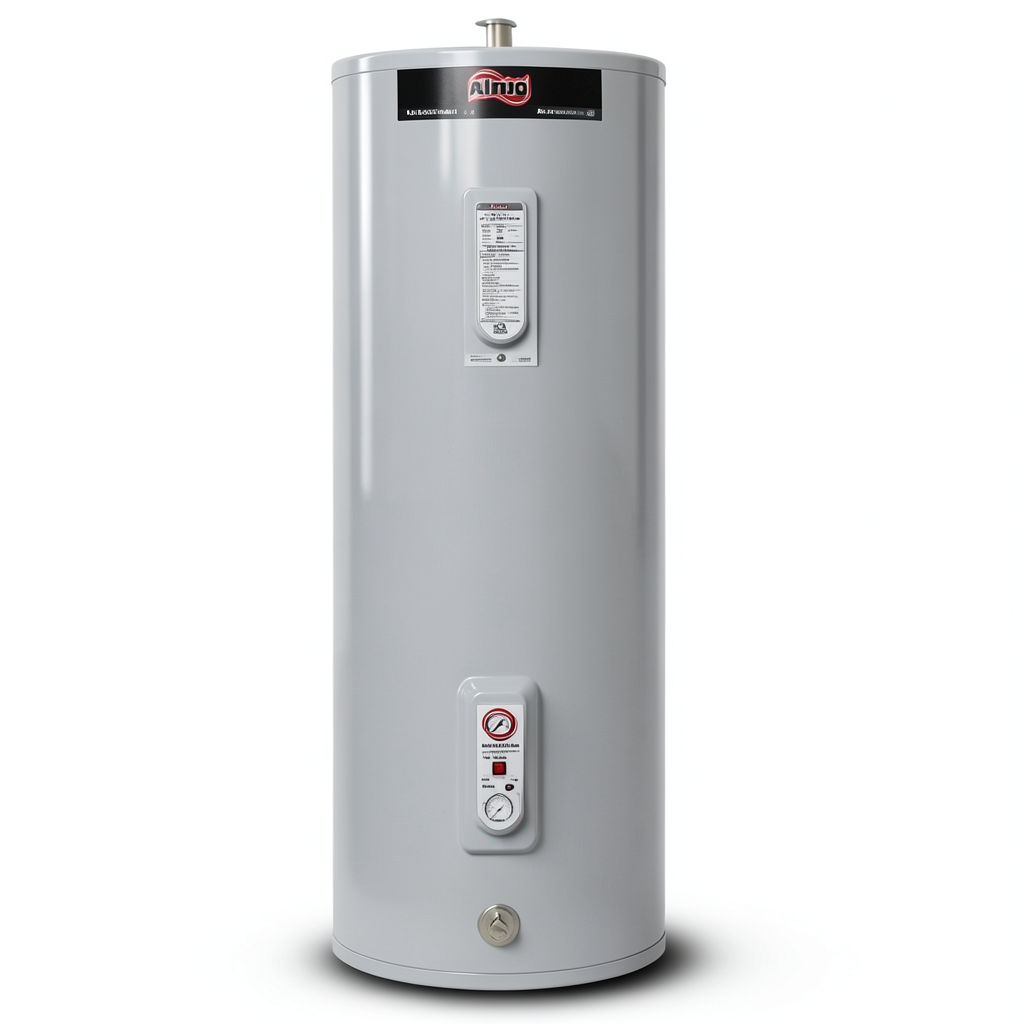 Vertical Water Heater 40 GAL Stainless Steel, 6 kW | Al Zamil Tanks