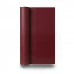 Plain Vinyl Wallpaper, Length 15.6 meters, Width 100 cm, Dark Red Color 